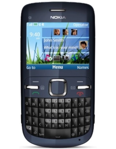 Nokia C3-00 Black Blue