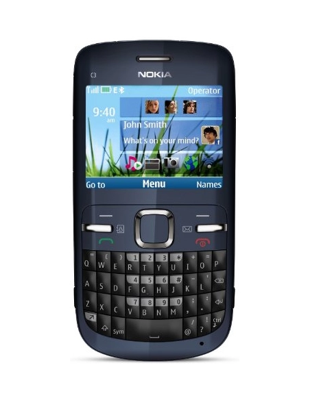 Nokia C3-00 Black Blue