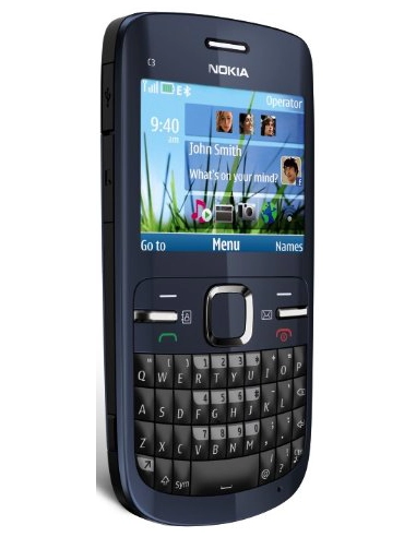Nokia C3-00 Black Blue