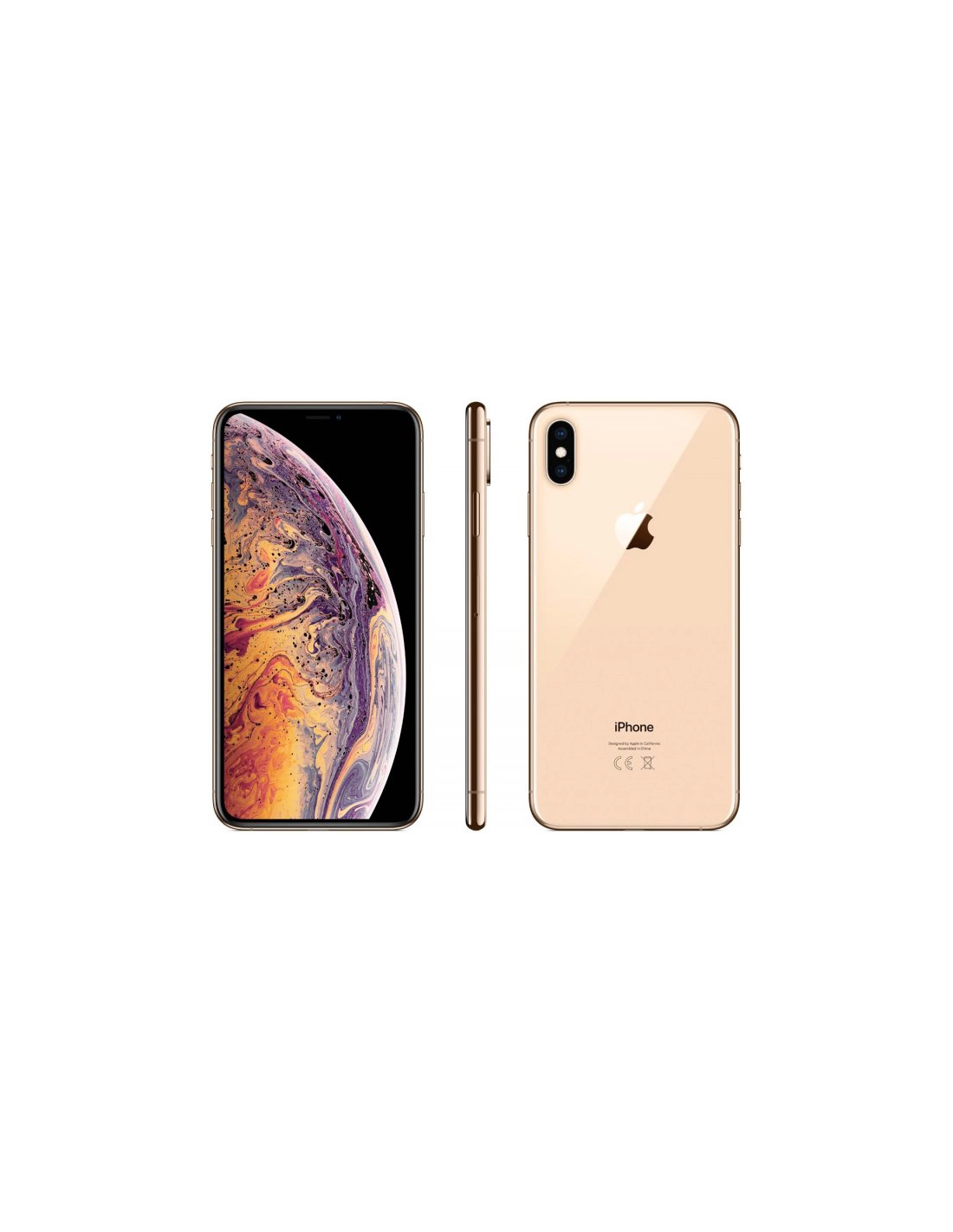  Apple iPhone XS Max, US Version, 512GB, Gold - Unlocked  (Renewed) : Cell Phones & Accessories