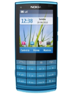 Nokia X3-02 (Touch and Type) Petrol Blue