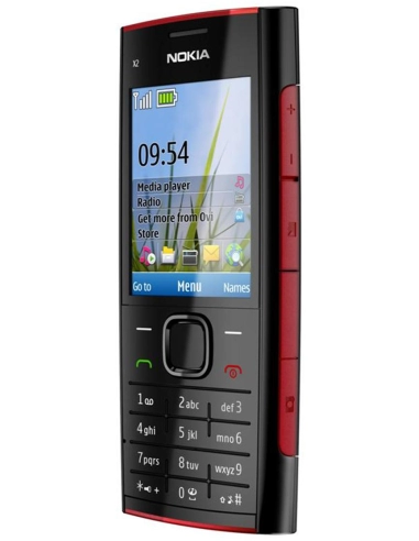 Nokia X2-00 Red on Black