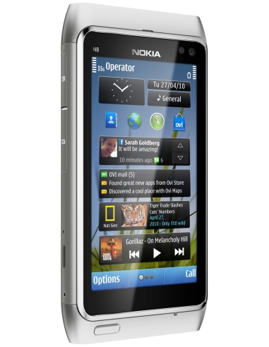 Nokia N8 Silver White