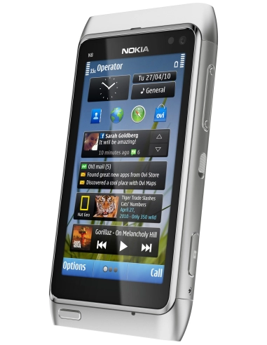 Nokia N8 Silver White